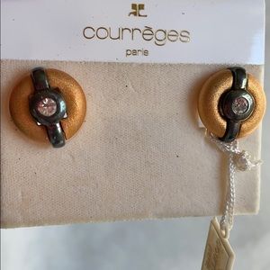 Vintage Chic classic COURREGES Paris earrings chic